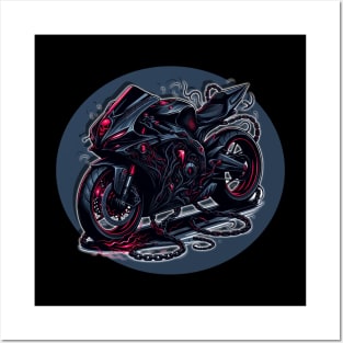 Demon Ride - Moto Design Posters and Art